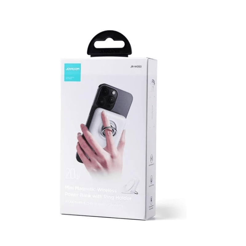 JOYROOM Mini Magnetic Wireless PowerBank with Ring Holder 20W JR-W050