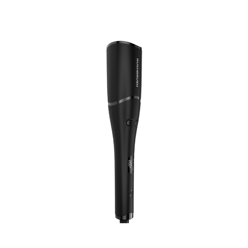 Rush Brush Hair Curler - Black - U1