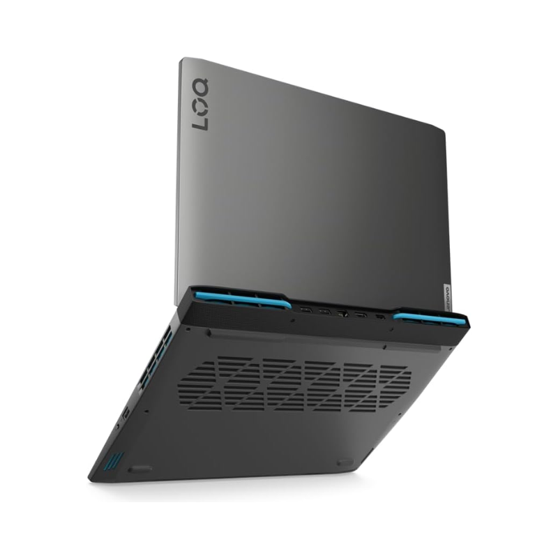 لابتوب الألعاب لينوفو LOQ 15IRX9، معالج إنتل كور i7-13650HX، قرص SSD سعة 512 جيجابايت، ذاكرة وصول عشوائي (RAM) سعة 24 جيجابايت، شاشة 15.6 بوصة FHD IPS بتردد 144 هرتز، معالج رسومات NVIDIA GeForce RTX 4050 سعة 6 جيجابايت GDDR6، نظام تشغيل FreeDOS - رمادي 