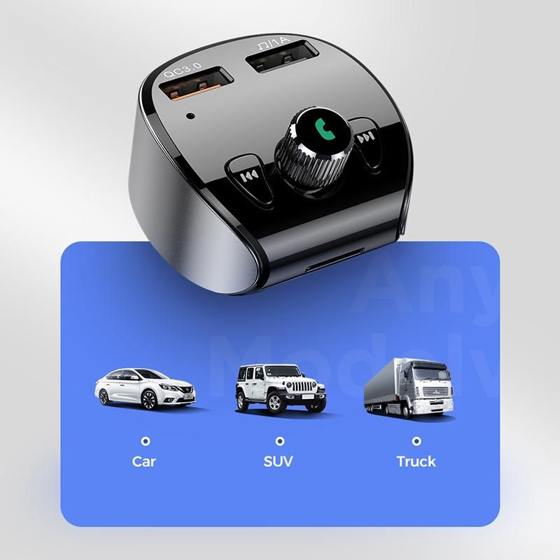 JOYROOM Fast Car Charger Shadow Series Wireless MP3 player For Car JR CL02