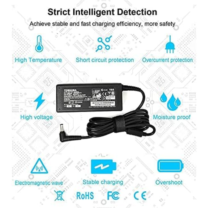 LAVA Toshiba Laptop Charger 19V 3.42A 5.5x2.5mm