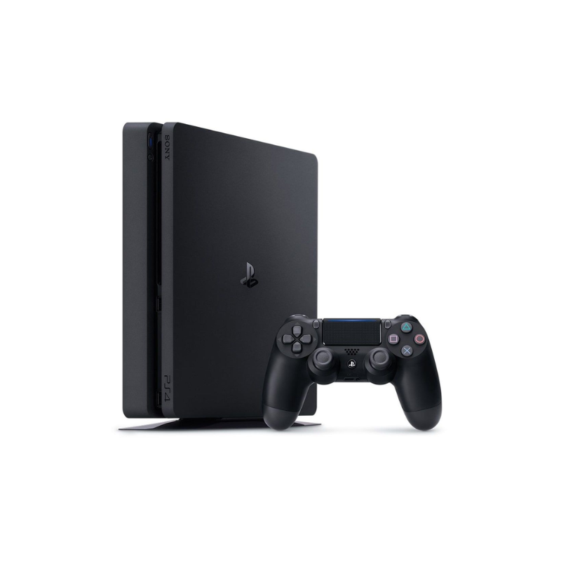 PS4 مع وحدتي تحكم للألعاب 