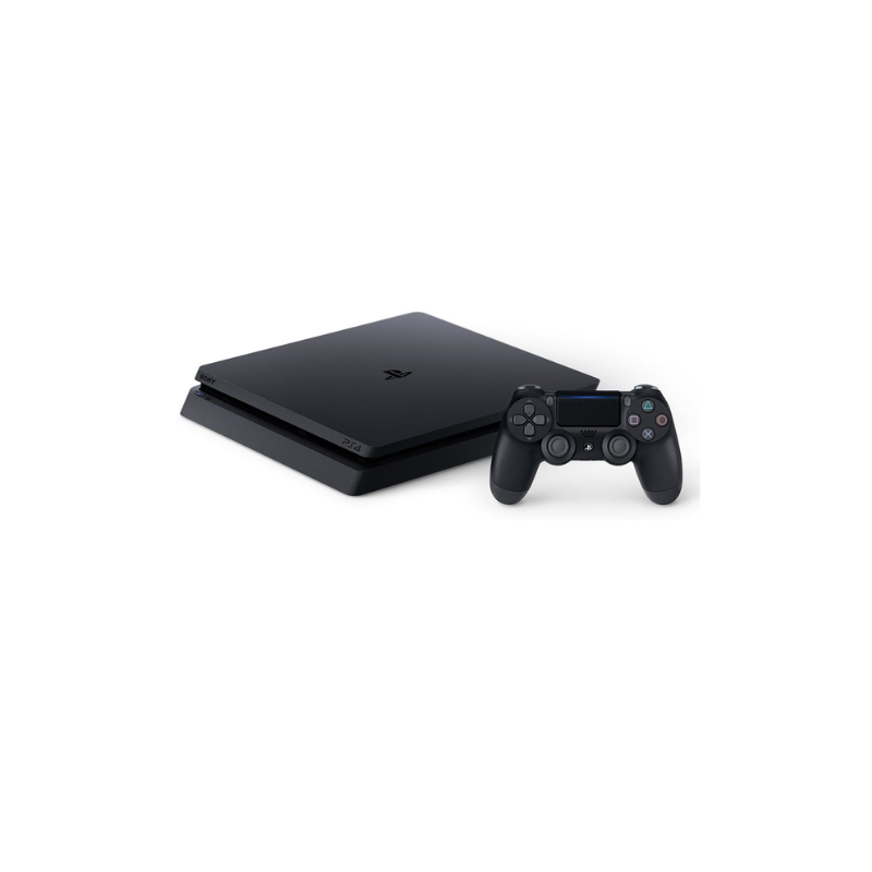 PS4 مع وحدتي تحكم للألعاب 