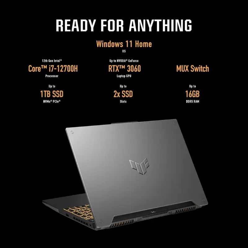 Asus Laptop i7 M-FX507VU-LP163W TUF Gaming 16GB 512GB SSD Windows 11 6GB RTX 4050 13620H