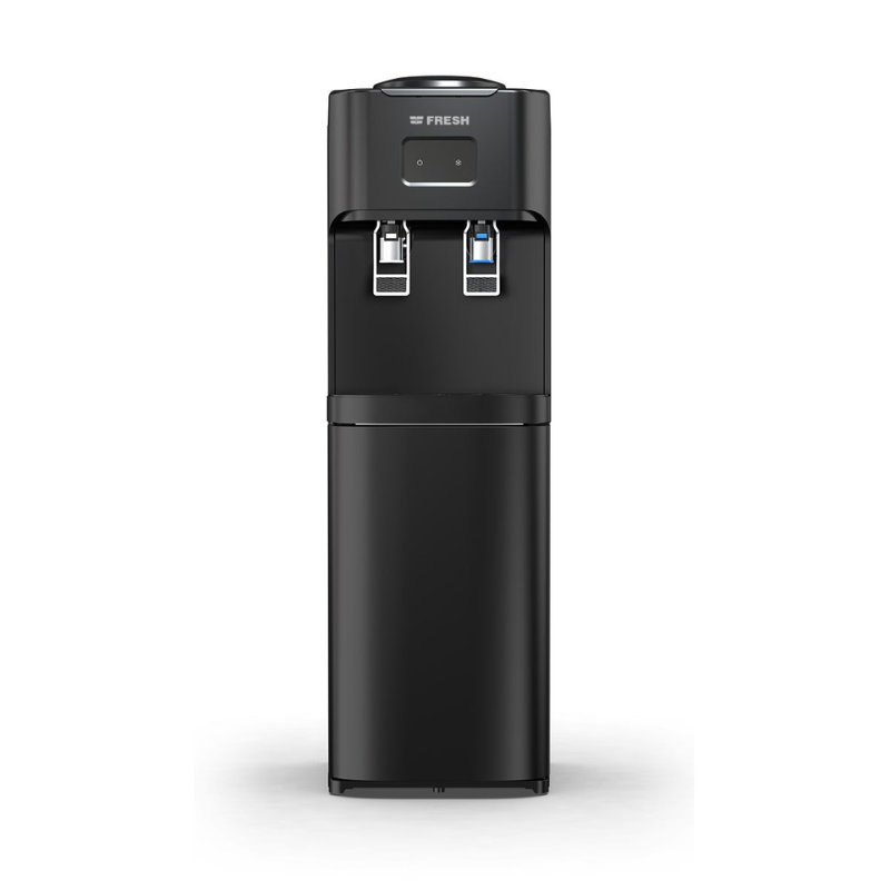 Fresh Cold Water Dispenser 2 Taps Black- FW-17VFB2