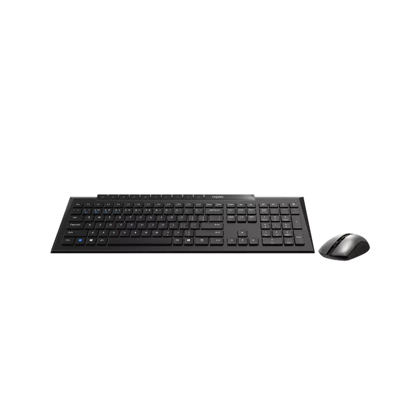 Keyboard Mouse Rapoo 8210M Combo White AR Wirless