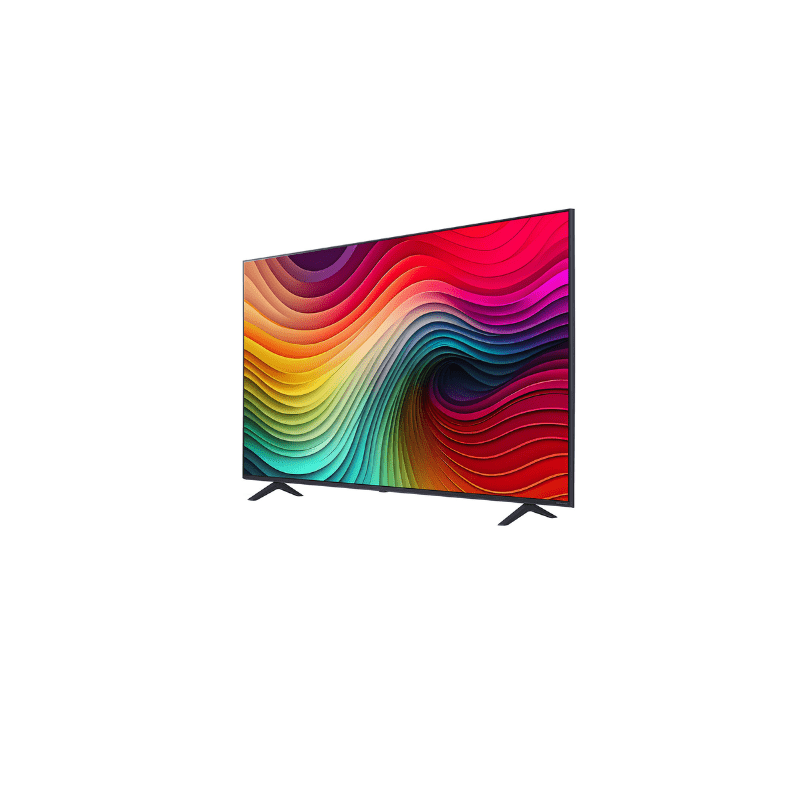 تلفزيون LG NanoCell NANO80T الذكي 4K مقاس 65 بوصة مع جهاز استقبال مدمج وجهاز تحكم عن بعد سحري 65NANO80T6A - 2024 