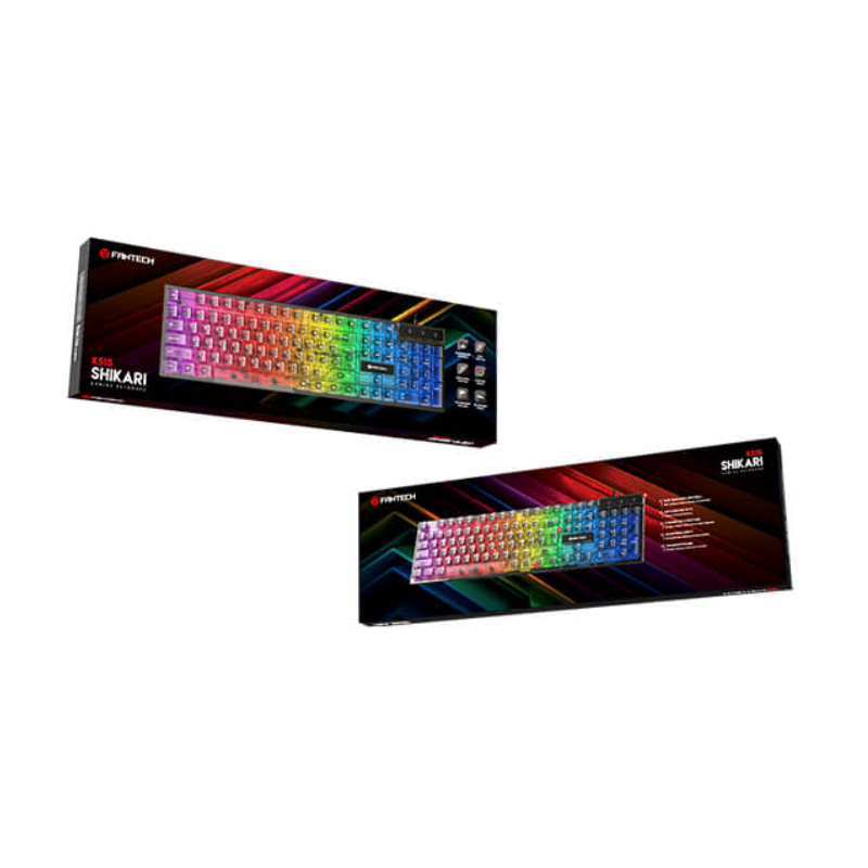 Fantech Shikari K515 RGB Membrane Gaming Keyboard with Advance Anti-Ghosting
