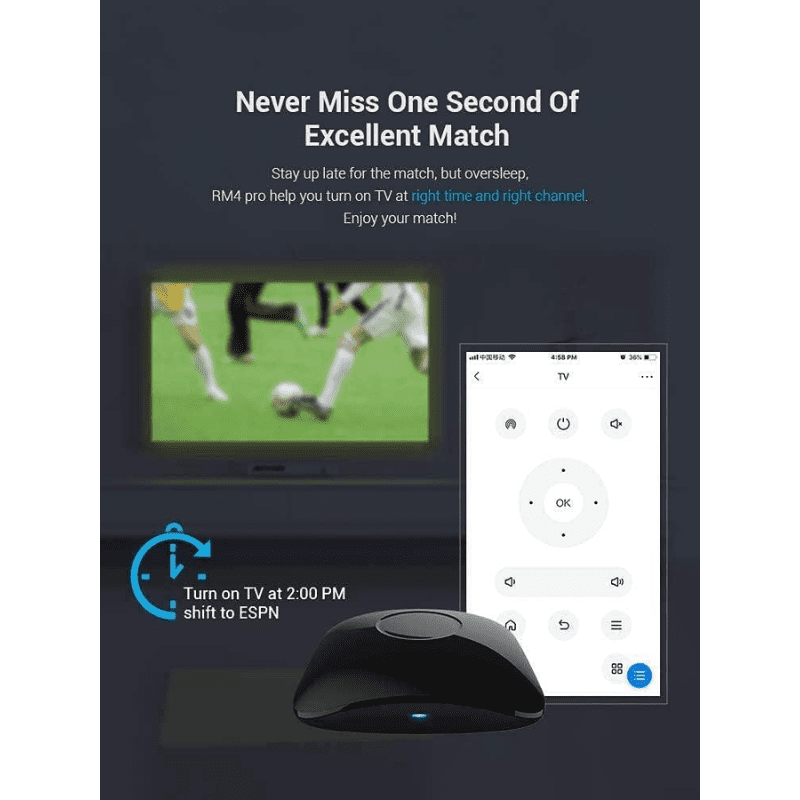 Broadlink universal remote RM4 Pro