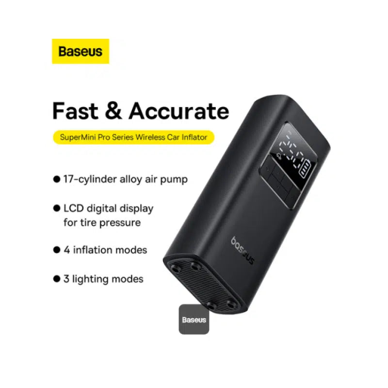 Baseus Super Mini Pro Series Wireless Car Inflator Cluster