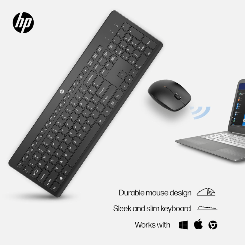 ماوس إتش بي KBD COMBO WL230 18H24AA-ABV 