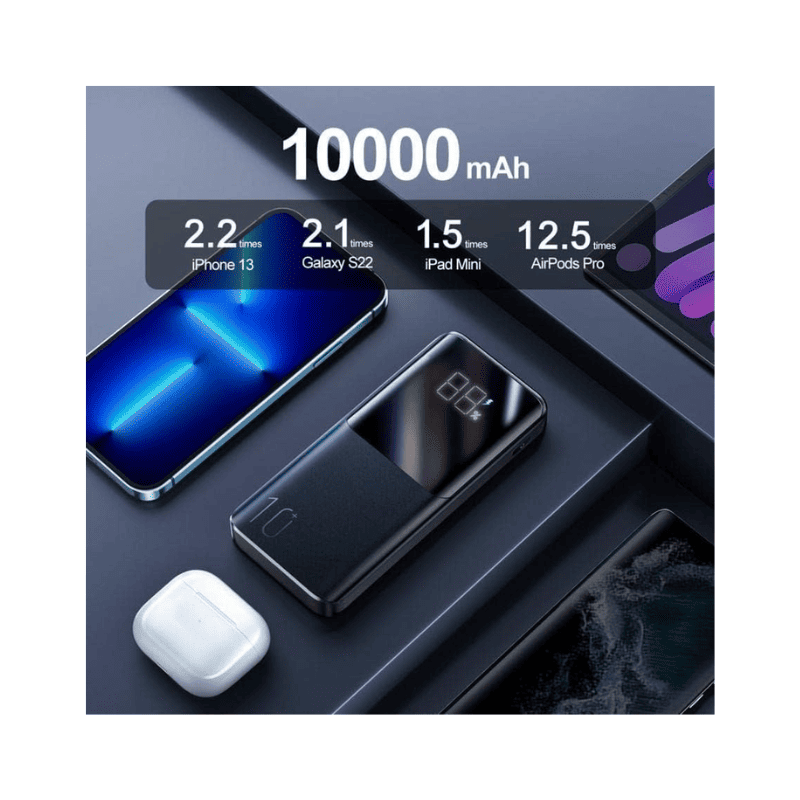 JoyROOM Digital Display Fast Charging Power Bank 10000mAh 22.5W JR-QP191