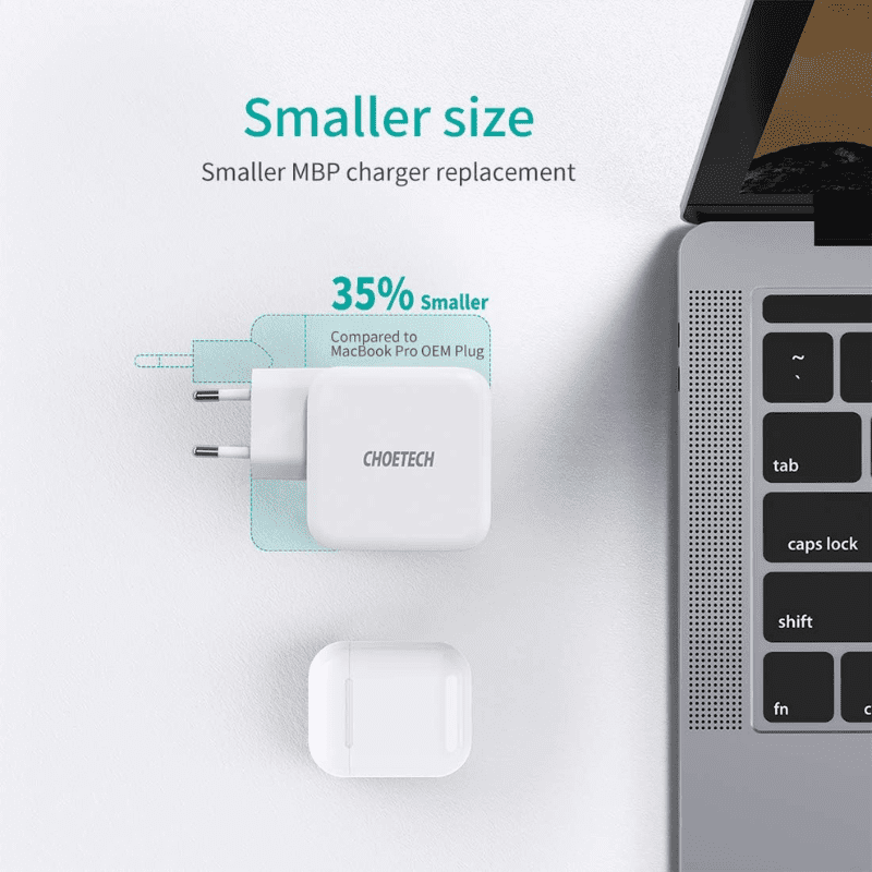 ADPTOR ENERGY  65w PD 3.0 USB C