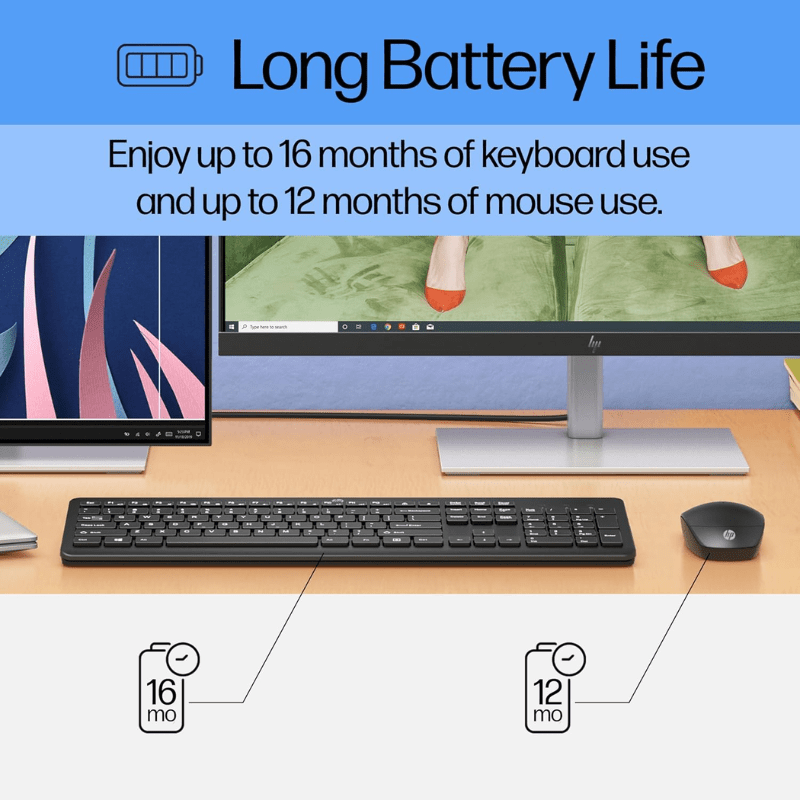 ماوس إتش بي KBD COMBO WL230 18H24AA-ABV 