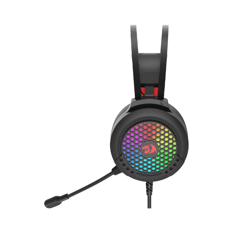 Redragon Carmen H261 RGB Virtual Sound Gaming Headset- Black