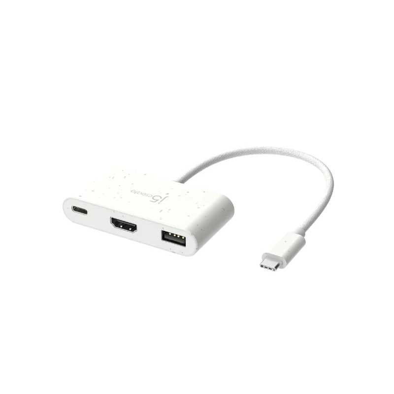 j5create_Type-C To (HDMI-4K+USB3.0+PD Charge 90W)_ JCA379EW