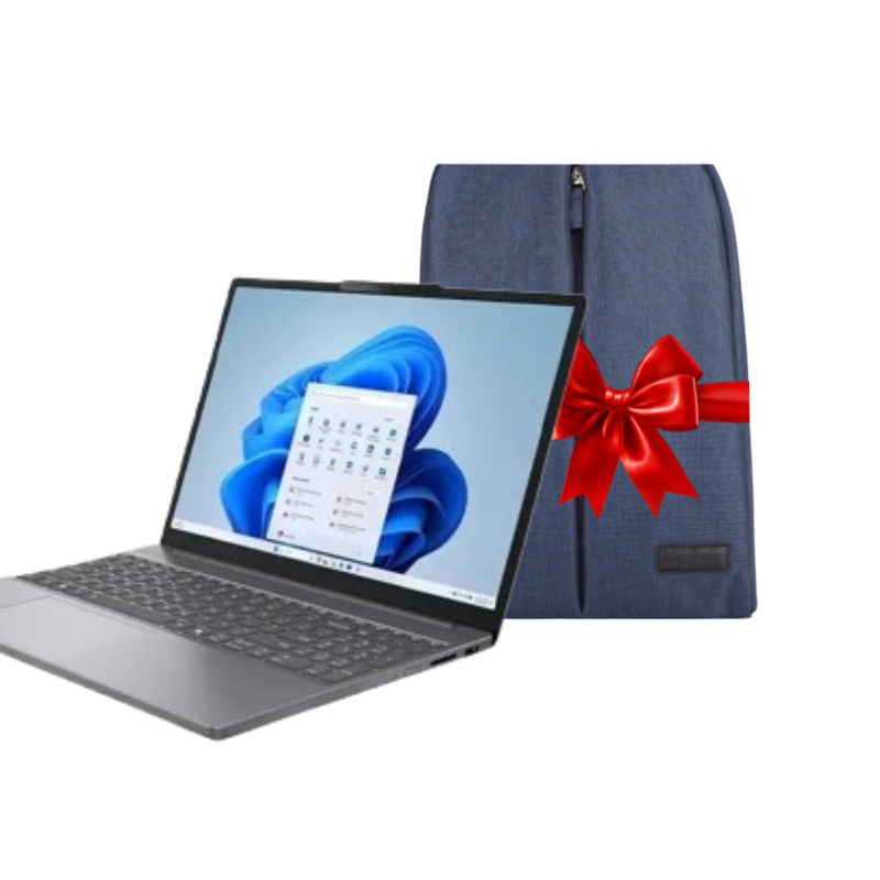 LENOVO IDEAPAD SLIM F0ED - QRED - CORE I7 - 13620H - 16G DDR5 - 512SSD ١٠٢٠٥٣ INTEL - 15.6 - UP TO 24G - mouse + BAG 2 YEARS