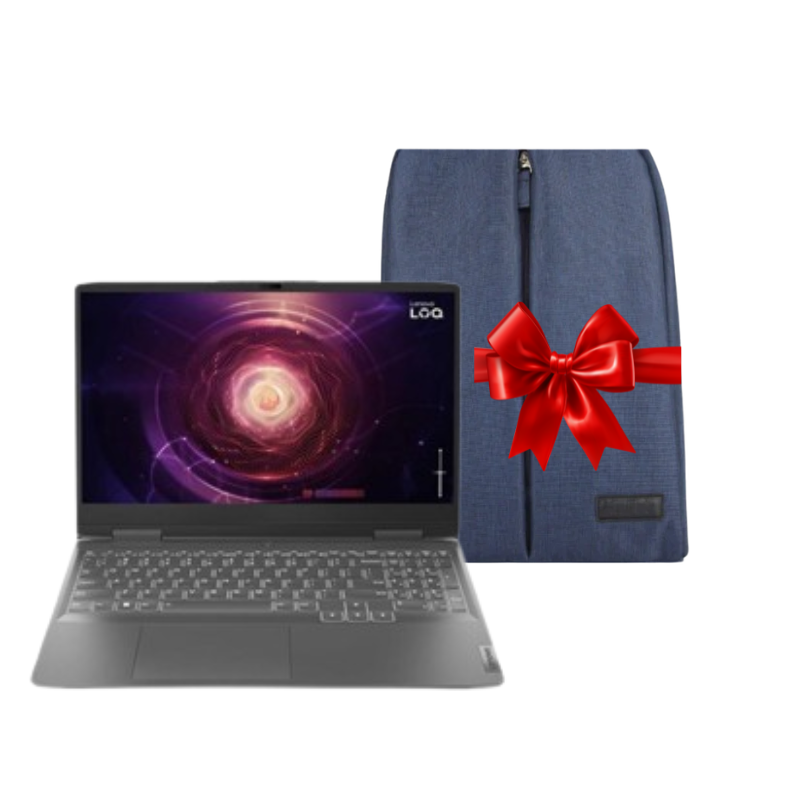 Lenovo LOQ Gaming Laptop – Intel Core i5-12450HX, 8GB RAM, 512GB SSD, RTX 4050 6GB, 15.6″ Display ضمان سنتين