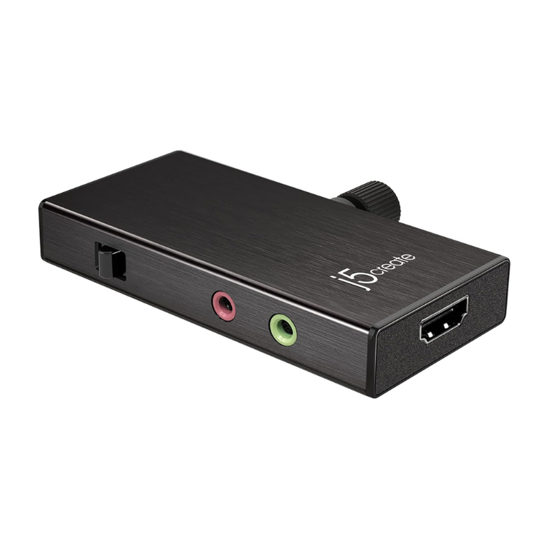 j5create_Live Video Capture With Power Delivery ( HDMI-4K+ Type-C*2+3.5mm Audio Jack )_ JVA02