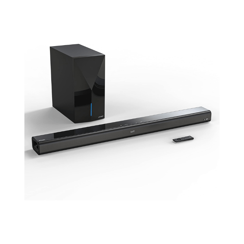 F&D 2.1 Soundbar with Wireless Subwoofer Black T-388