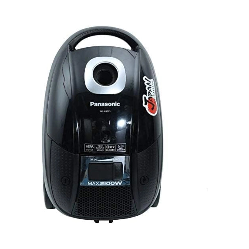 Panasonic Bagged Vacuum Cleaner 2100W –CG715-Black ( international warranty )