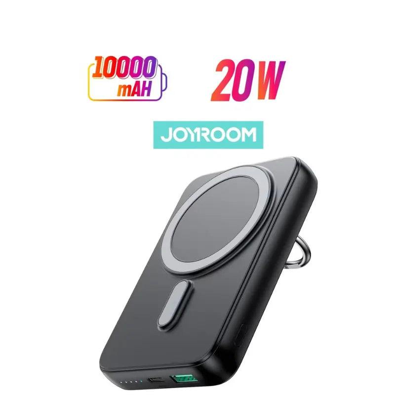 بنك طاقة جوي روم
20W لاسلكي مغناطيسي مع حامل حلقة 10000mAh JRW050

