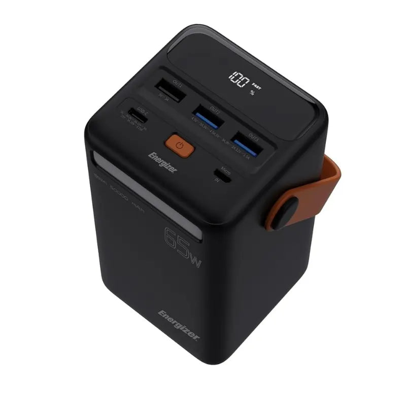 Energizer XP27000PD  Powerbank 27000mAh  2 USB-C  PD 140W & USB-A 30W  TOTAL 140W Czarny black