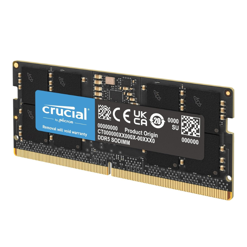 Crucial RAM 16GB DDR5 5600MHz (or 5200MHz or 4800MHz) Laptop Memory