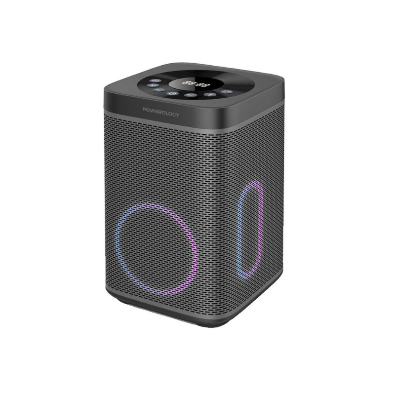 Powerology Portable Power Generator 90000mAh 300W PD30W with Bluetooth Speaker 85W- Black