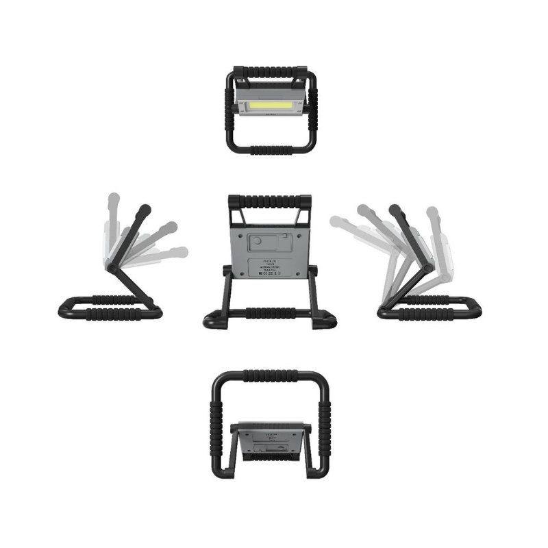 Porodo Lifestyle Foldable Multi-Joint Outdoor Flashlight 4000mAh 20W COB 1400LM