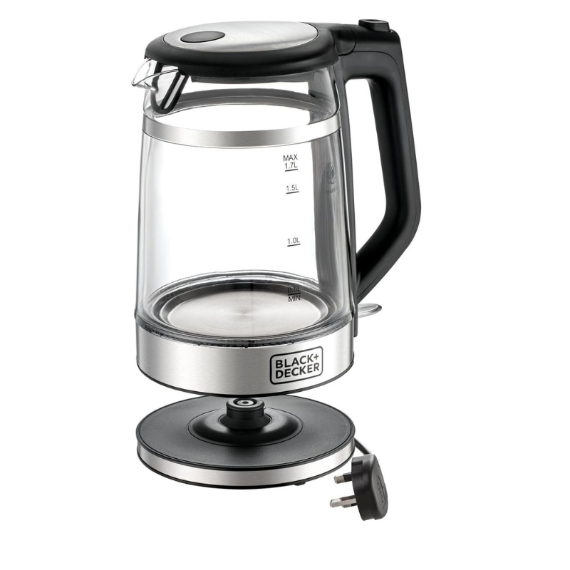 Black & Decker Glass Kettle Double Wall 1.7L 2200W GK220