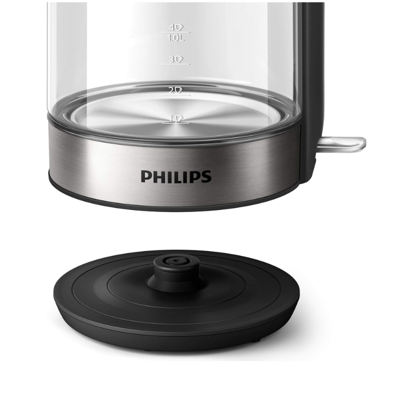 Philips Series 5000 Glass Kettle Crystal 2200W 1.7L Light Status Indicator Hd9339