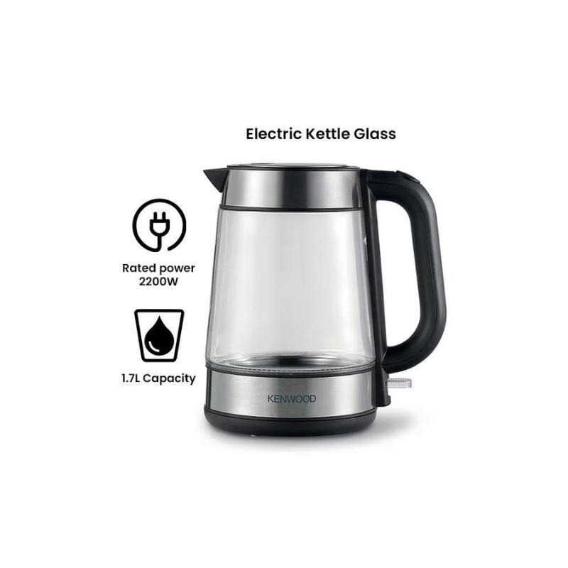 KENWOOD Glass Kettle 1.7L 2200W  ZJG08.000CL Clear
