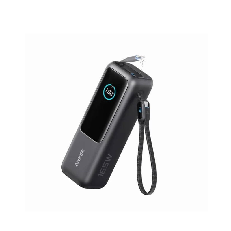 Anker Power Bank  25K  165W  Built-In USB-C and Retractable
