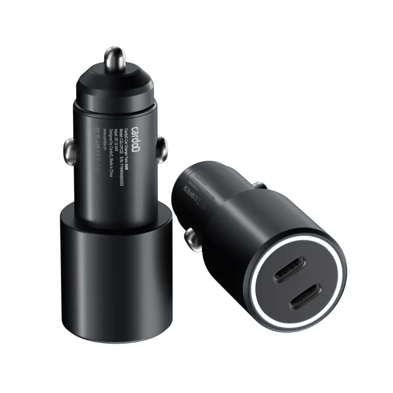 Cardoo Fast Car Charger Dual Port USB-C 60W