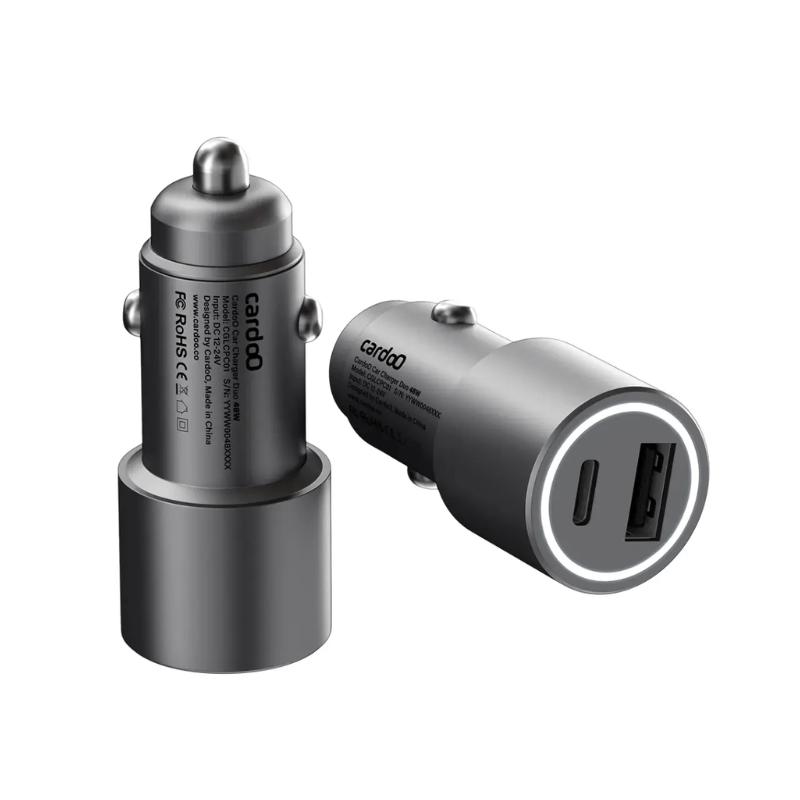 Cardoo Fast Car Charger Dual Port USB-C 48W