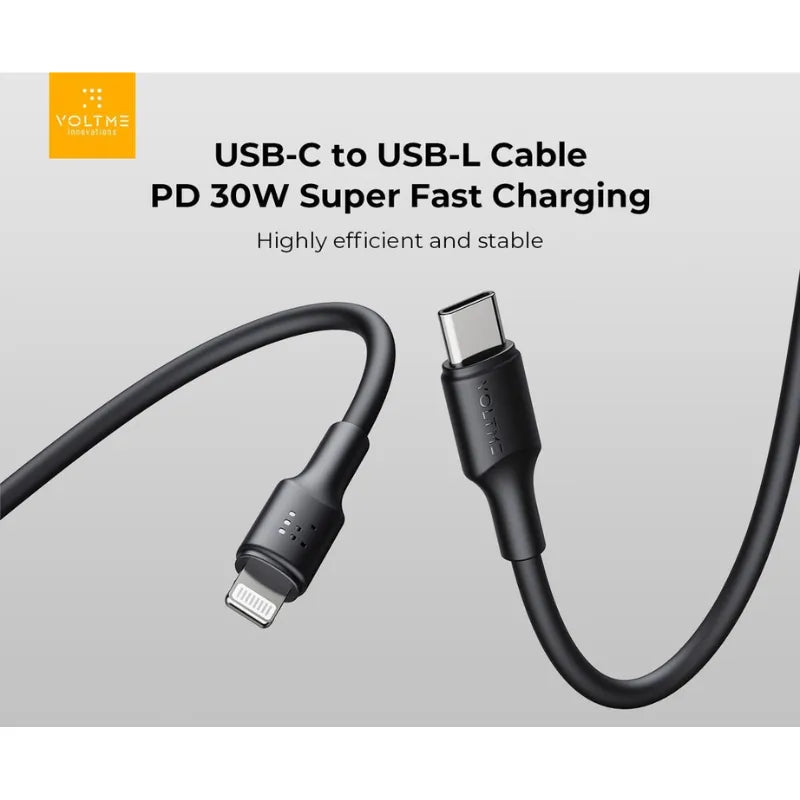 Voltme Powerlink EDC Series Type-C To Lightning Cable - 30W PD super fast