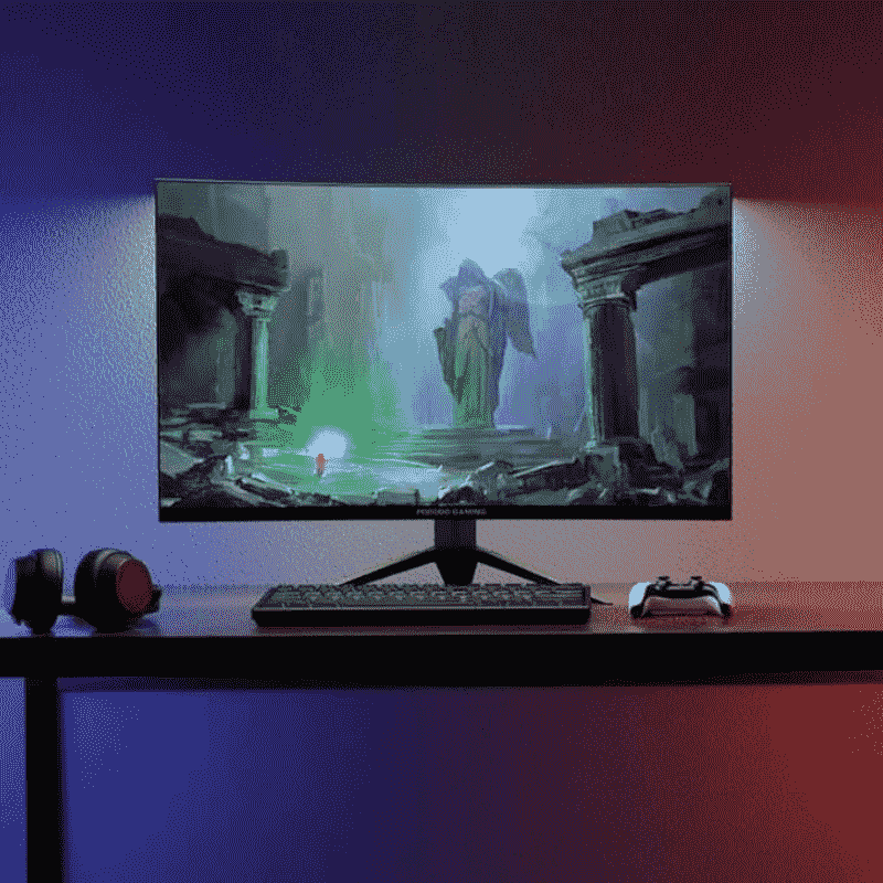 Porodo Gaming Wide Screen Gaming Monitor 32  165Hz - Black