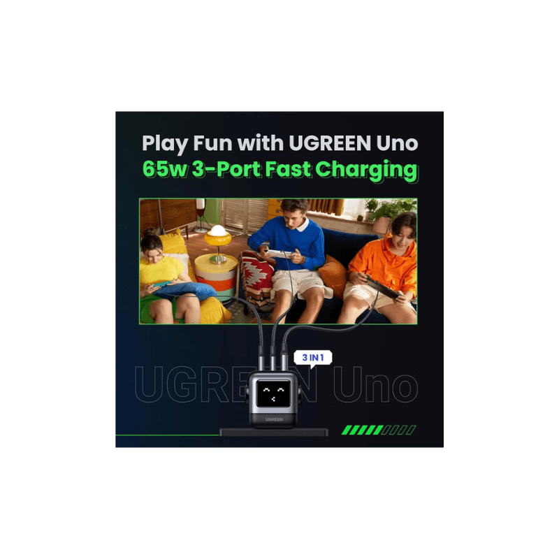 UGREEN Nexode 65W 3-Port GaN Fast Charger EU