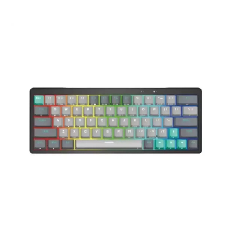 Keyboard Fantech Mechanical ATOM PRO63 MK912 Saturn Grey - Blue