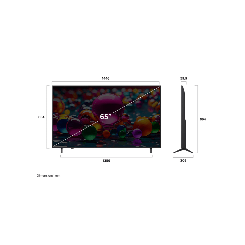 LG 65-inch Smart Magic Remote Frameless TV 65UA85006LA