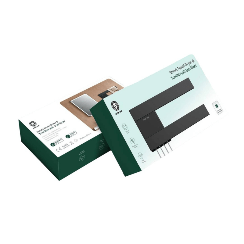 Green Lion Smart Towel Dryer & Toothbrush Sterilizer 30W - Black