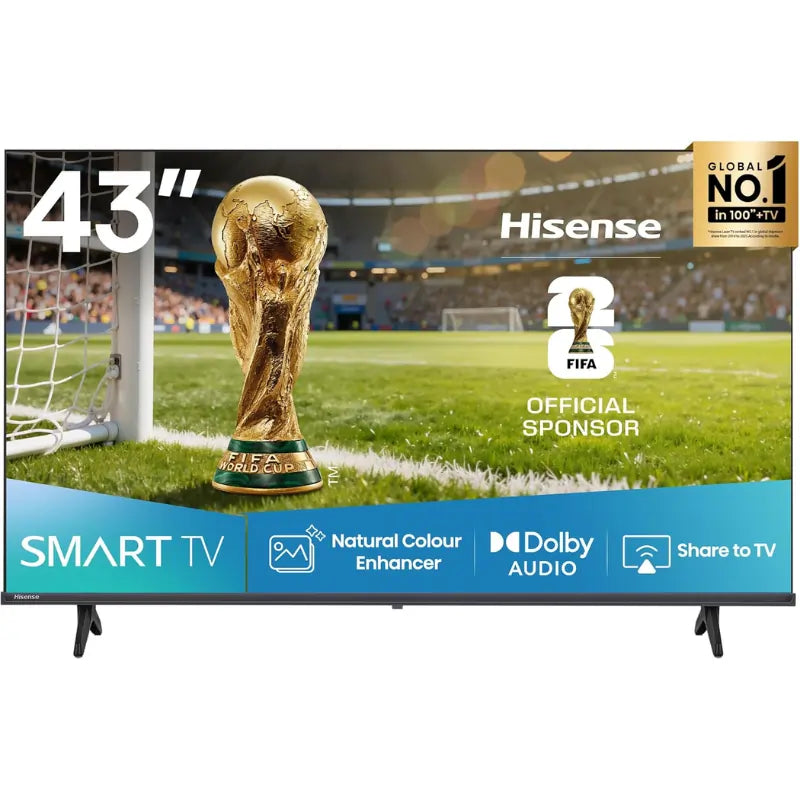 Hisense 43 Inch FHD Smart LED TV - 43A4Q - FHD