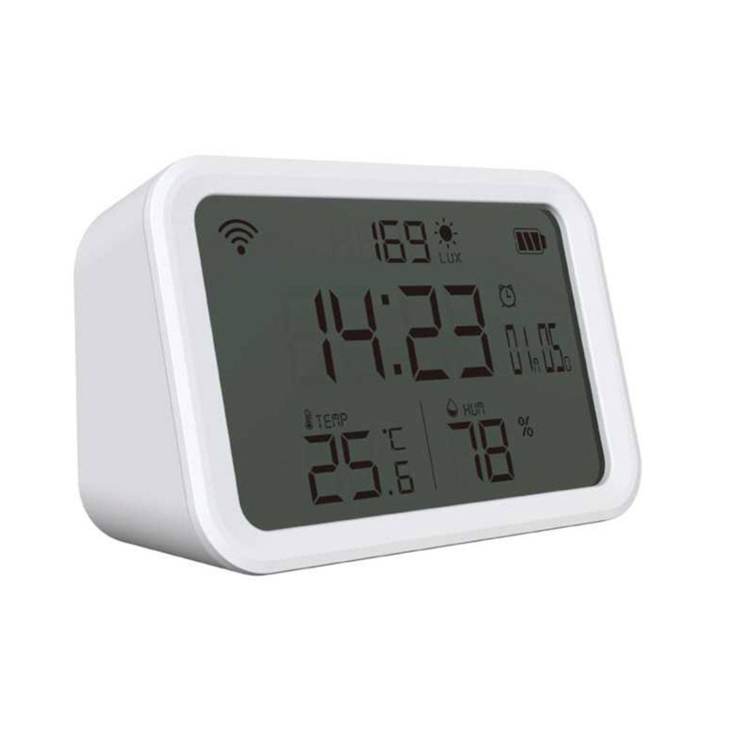 Porodo Smart Clock Lifestyle 4 in 1 Temperature and Humidity Sensor