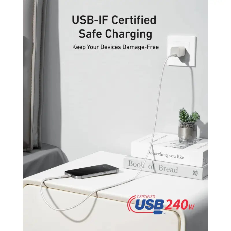 Anker USB-C to USB-C Cable 3ft 240W A82E2H21