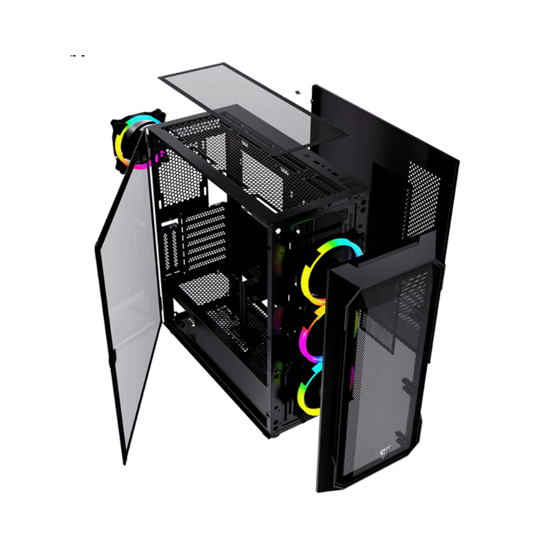 AERO XL CG81 RGB FAN FULL TOWER CASE BLACK
