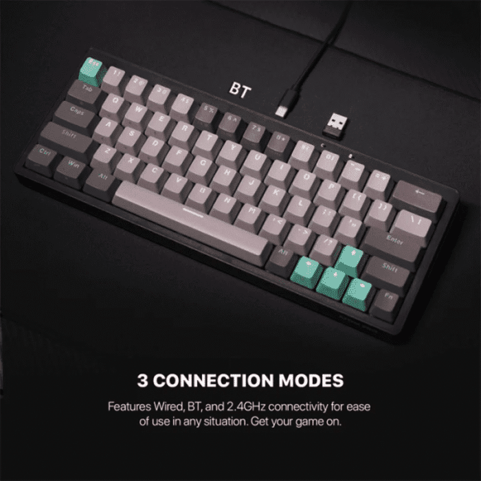 Keyboard Fantech Mechanical ATOM PRO63 MK912 Mercury Black