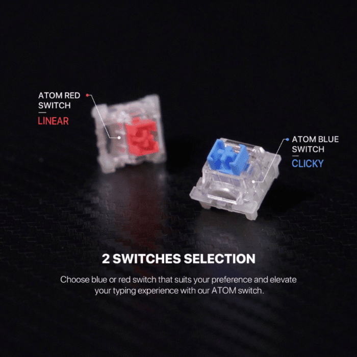 Keyboard Fantech Mechanical ATOM63 MK874v2 Navy