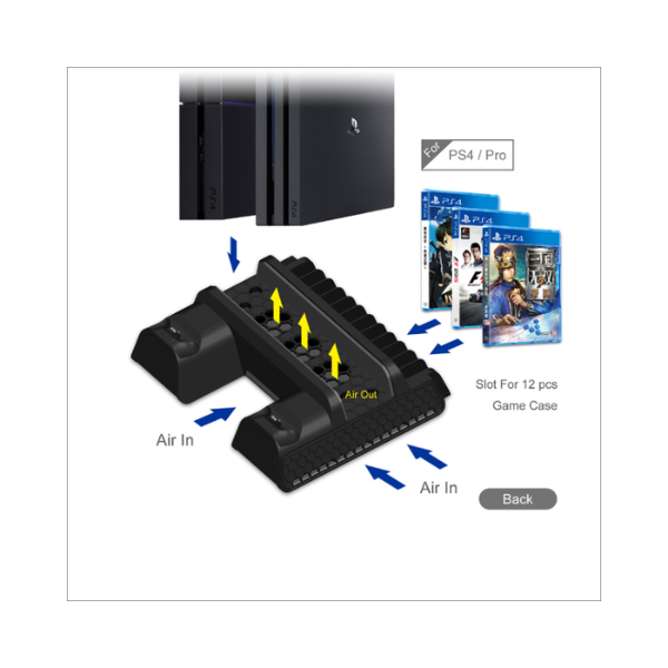Playstation Stand DOBi Cooling P4 Slim / Pro TP4-882
