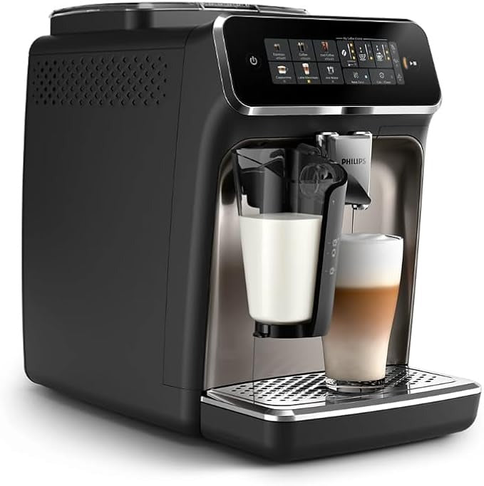 PHILIPS 3300 Series Fully Automatic Espresso Macchine 3347 Black chrome